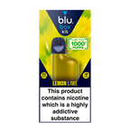 blu box kit Recharchable Device + Lemon Lime Vape Pod 2ml 20mg/ml Nicotine