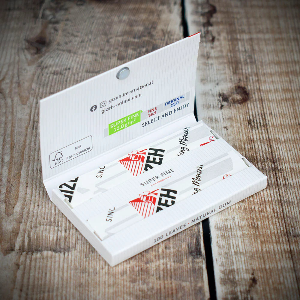 Gizeh Super Fine 100 Rolling Papers (Green)