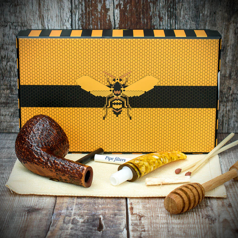 Savinelli Miele Rusticata Brownblast 316 - 6mm Briar Pipe