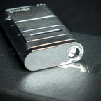 Xikar Allume Single Jet Cigar Lighter - Silver