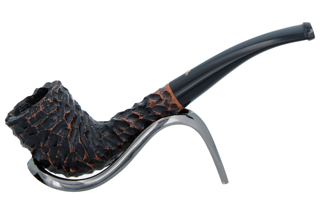 Peterson of Dublin Aran Rusticated Briar Smoking Pipe - Shape No.268