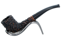 Peterson of Dublin Aran Rusticated Briar Smoking Pipe - Shape No.268