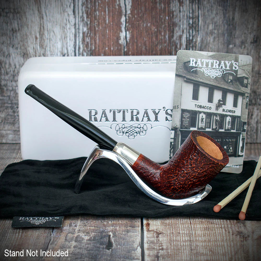 Rattray's Vintage Army Sandblast Briar Smoking Pipe - Shape 25