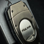 Xikar Flip Dual Cigar Cutter - Gunmetal
