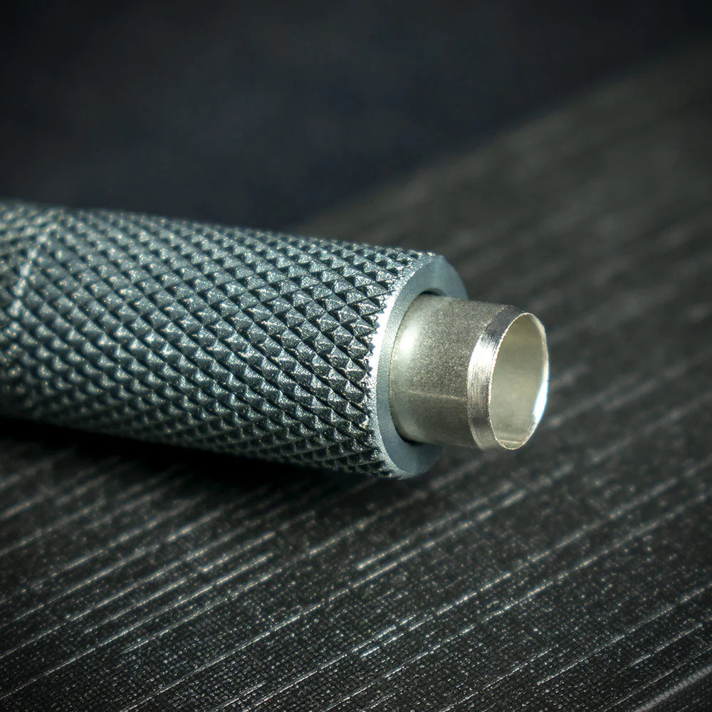 Black Titanium Cigar Drill Spike Nubber & Double Punch - Draw Enhancer Tool