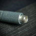 Black Titanium Cigar Drill Spike Nubber & Double Punch - Draw Enhancer Tool