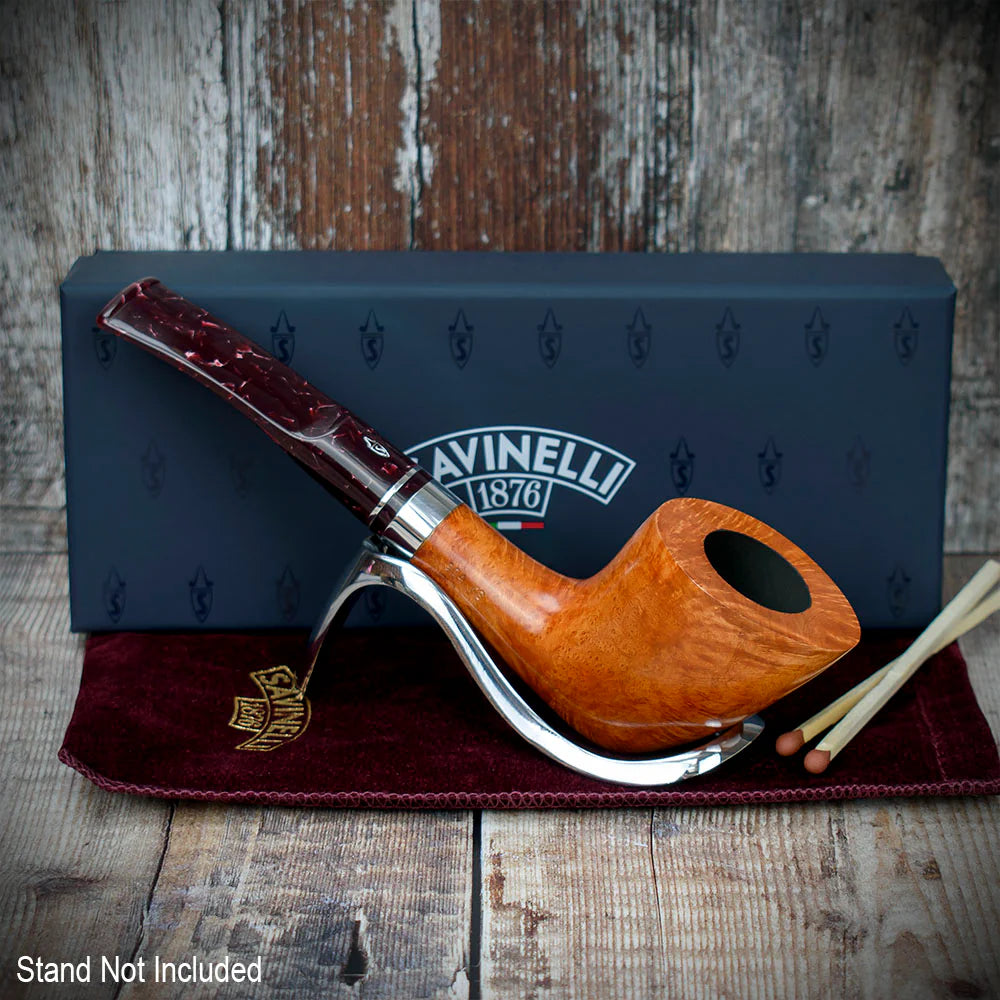 Savinelli Bacco Smooth Natural 904 - 6mm Briar Pipe
