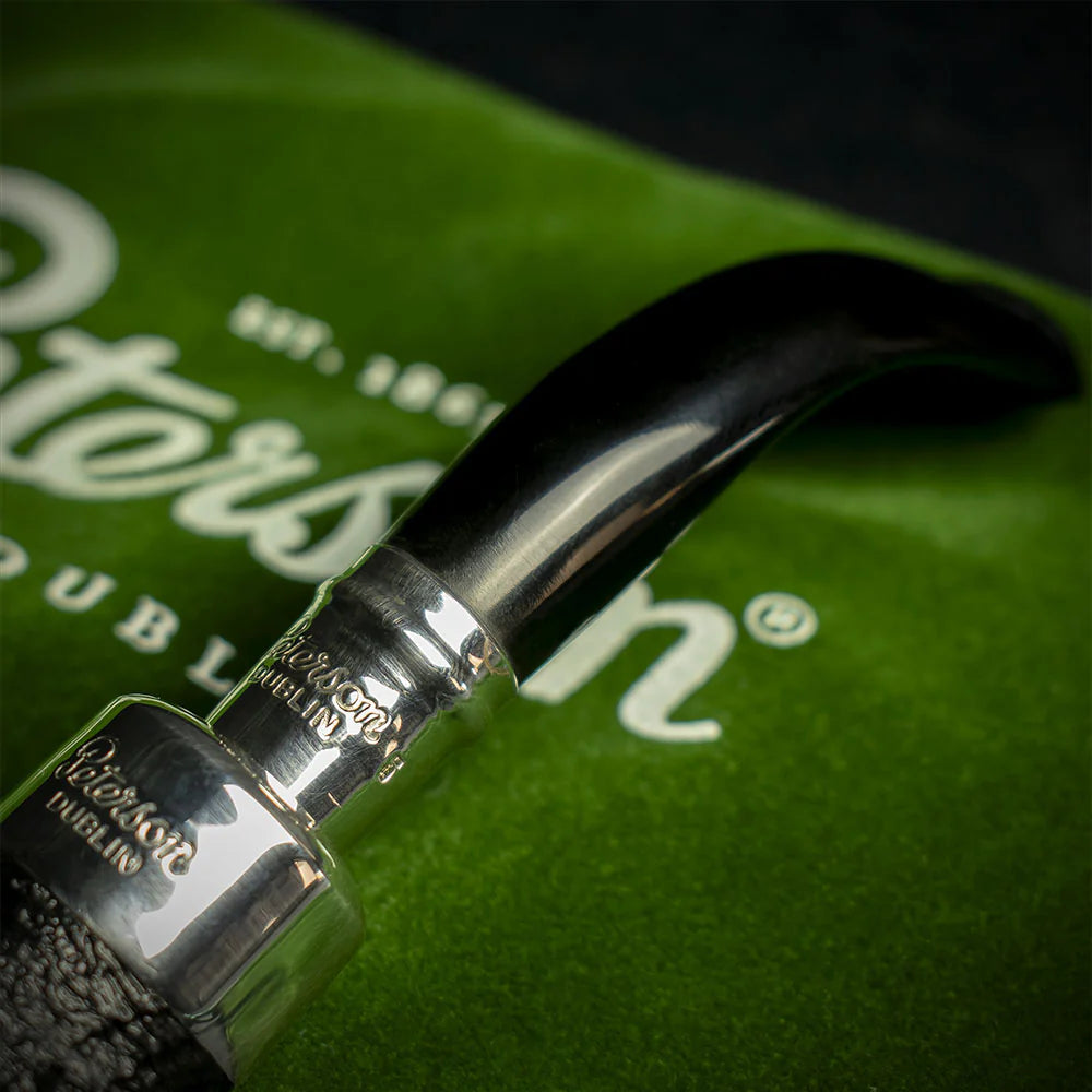 Peterson of Dublin System Spigot Sandblasted Briar Pipe - Shape 303