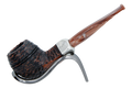 Peterson of Dublin Derry Rusticated Briar Smoking Pipe - Shape 150 - 9mm