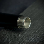 Matte Black Metal Cigar Drill Spike Nubber & Double Punch - Draw Enhancer Tool