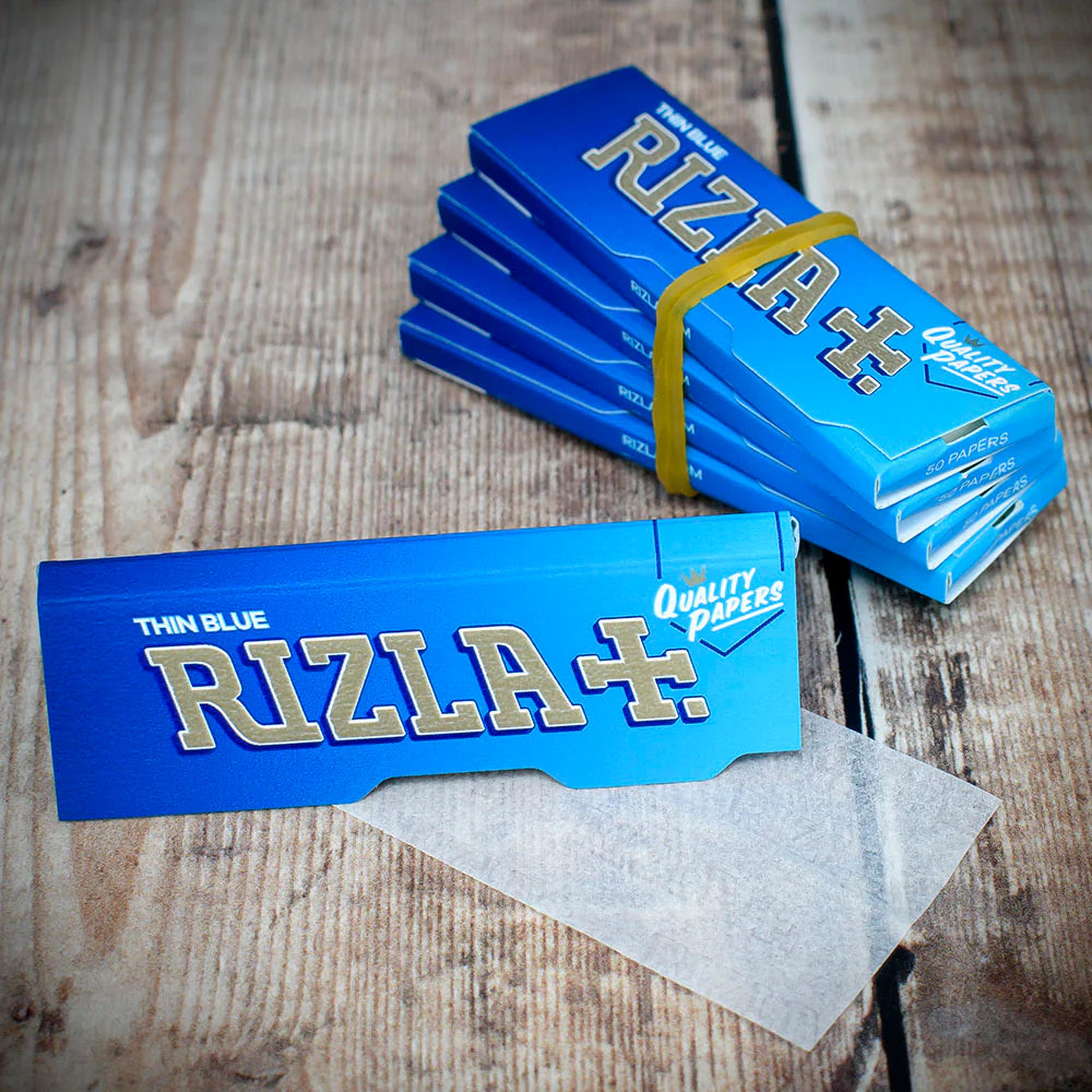 Rizla Regular Blue Rolling Papers - Bundle of 5