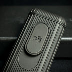 XiKar Hedron Hybrid Flame Cigar Lighter - Matte Black