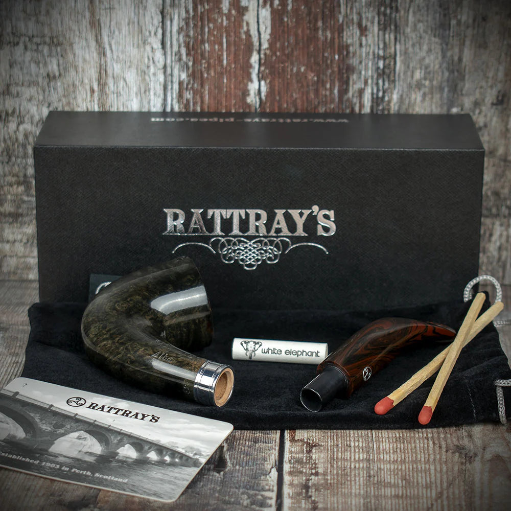 Rattray's Alba Briar Smoking Pipe - Shape No 48