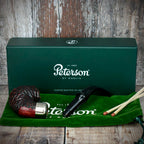 Peterson of Dublin System Rustic Briar Smoking Pipe - Shape No.317