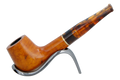 Jean Claude 9mm Filter Tortoise Shell Briar Smoking Pipe - Shape 01