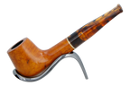 Jean Claude 9mm Filter Tortoise Shell Briar Smoking Pipe - Shape 01
