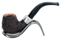 Peterson of Dublin Arklow Sandblasted Briar Smoking Pipe - Shape 221 - 9mm