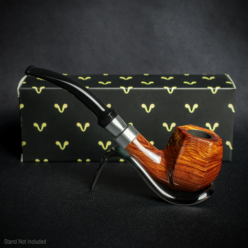 Smoke-King 9mm Rosewood Budget Pipe - Bent