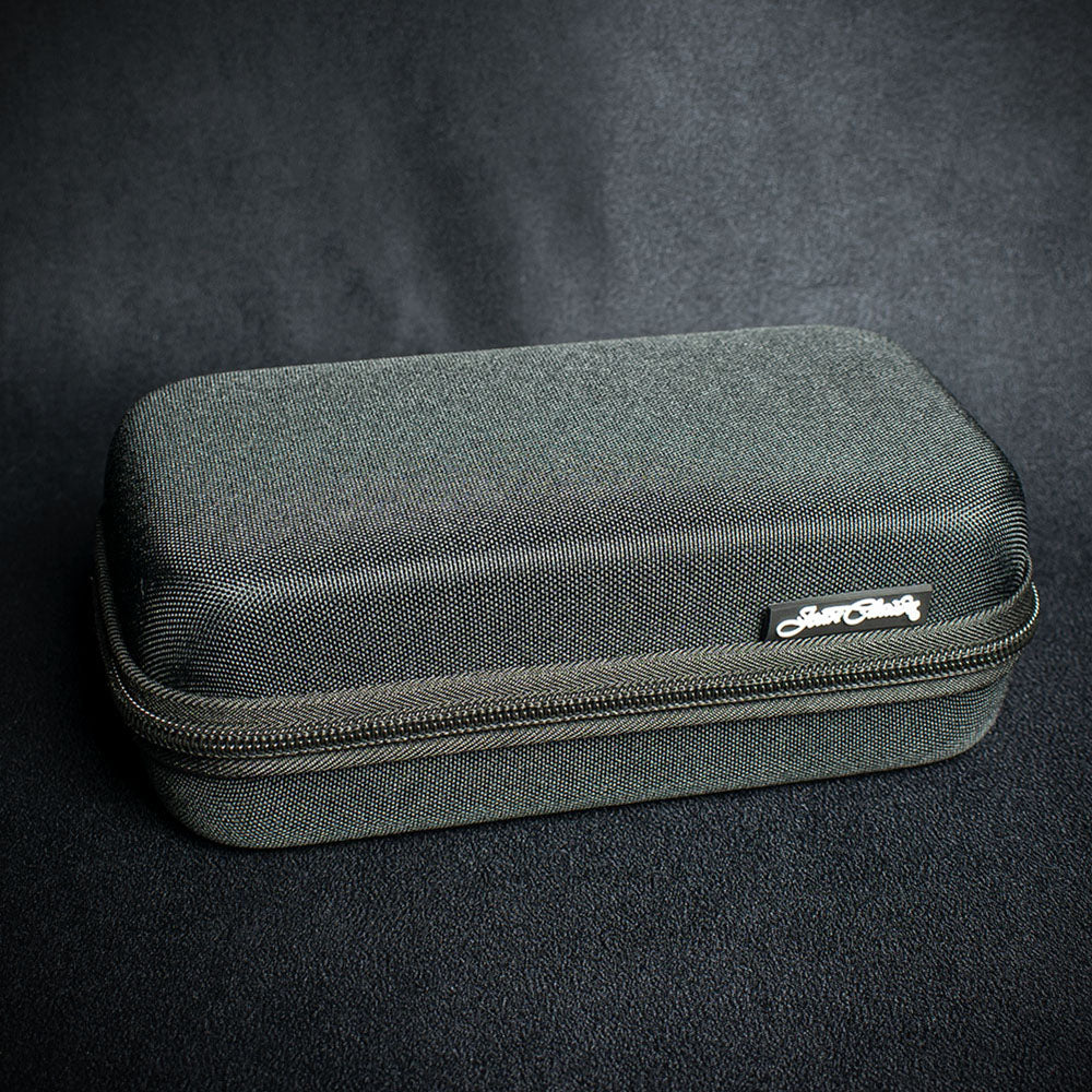Jean Claude Hard Pipe Pouch for 2 Pipes & Accessories - Black