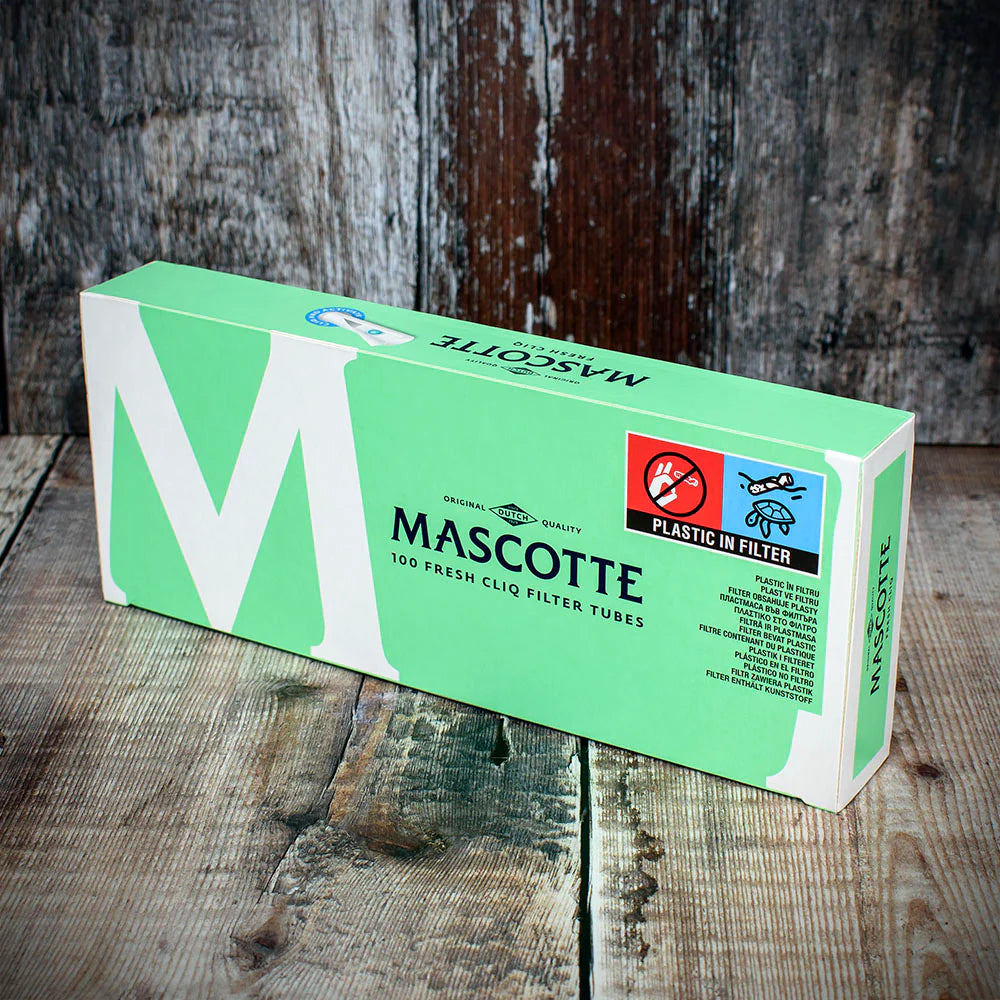Mascotte Cigarette Tubes Fresh Cliq Filter 100 Pack