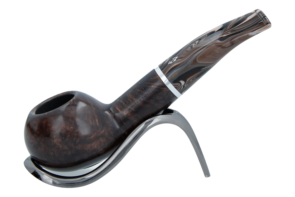 Savinelli Morellina Smooth Brown 321S - 6mm Briar Pipe