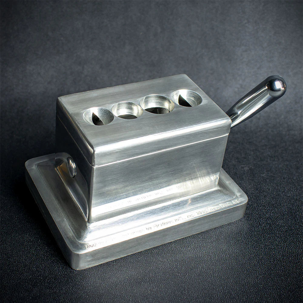 Quad Table Cigar Cutter - Straight & V Cut