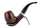 Smoke-King 9mm Brown Beechwood Budget Pipe - Bent