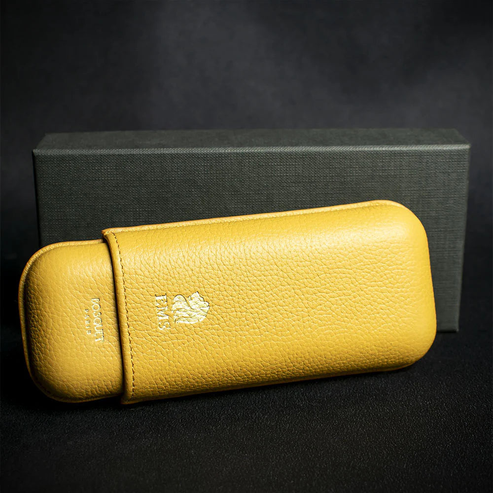 Bosquet EMS Leather Cigar Case (Limited Edition) Golden