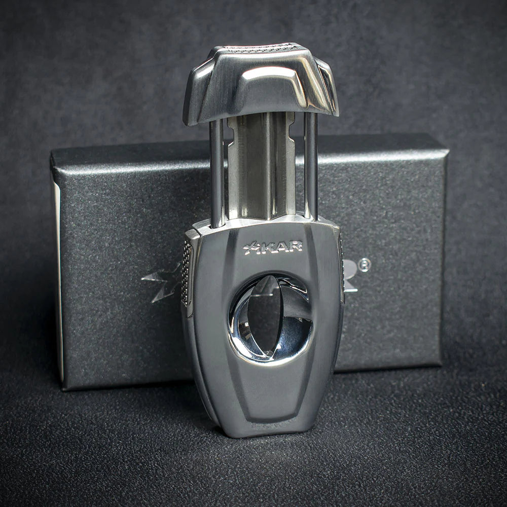 Xikar VX2 Brushed Chrome Cigar V Cutter