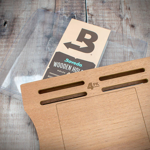 Boveda Standard Cedar Holder for Humidors - Holds 4 Packs