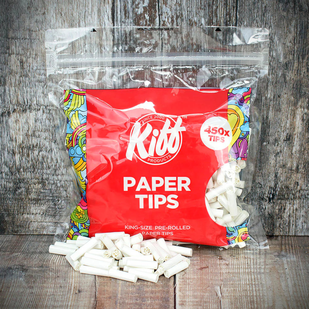 Kiff Paper Filter Tips - 450 Pack