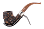 Peterson of Dublin Derry Rusticated Briar Smoking Pipe - Shape 69 - 9mm