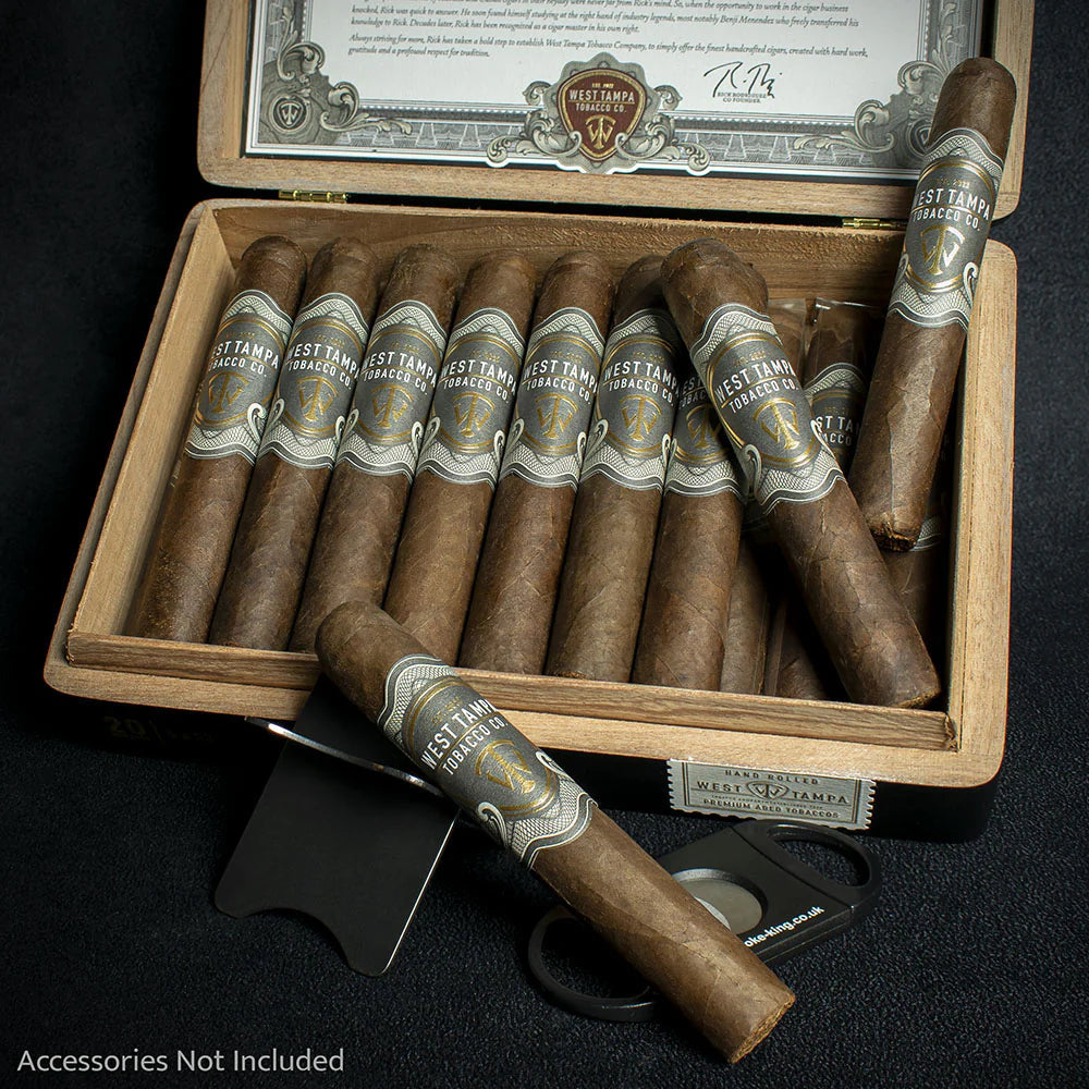 West Tampa Tobacco Co. Black Maduro Robusto Cigar - Single