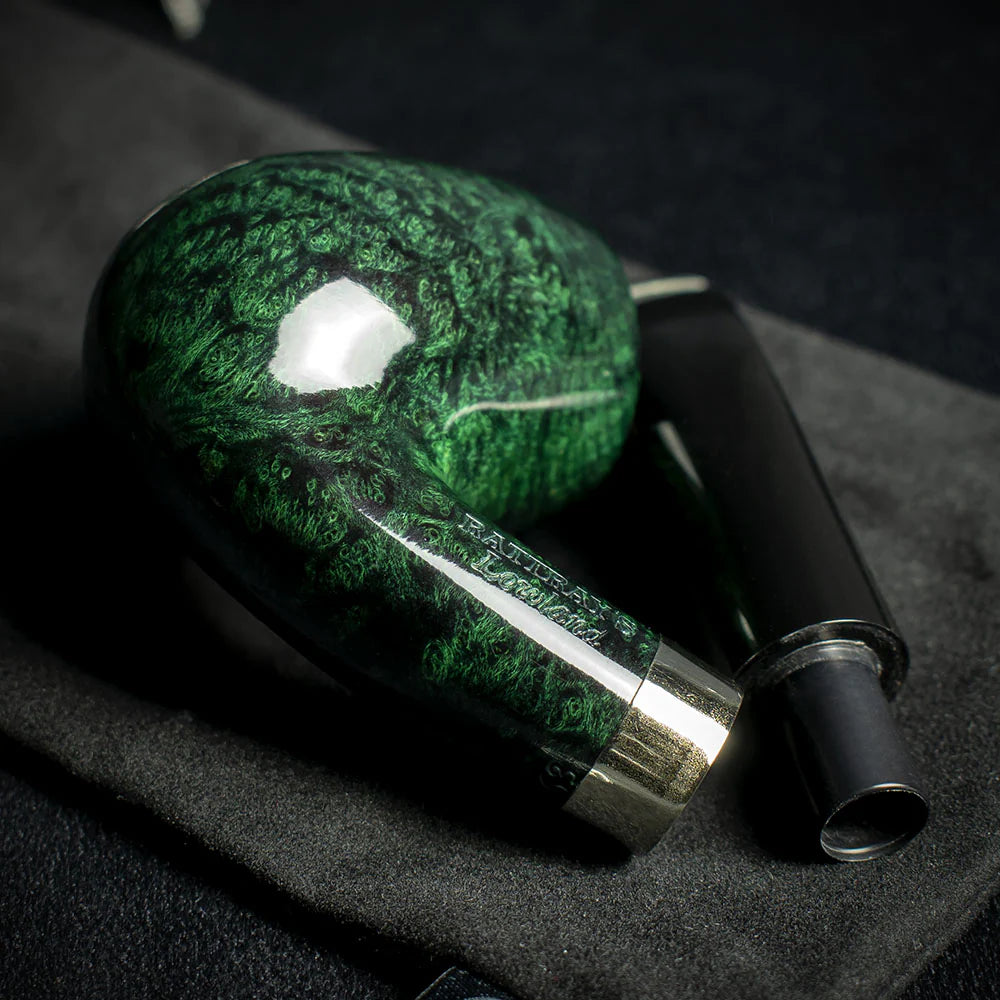 Rattray's Lowland 63 Green Smooth Bent 9mm Pipe