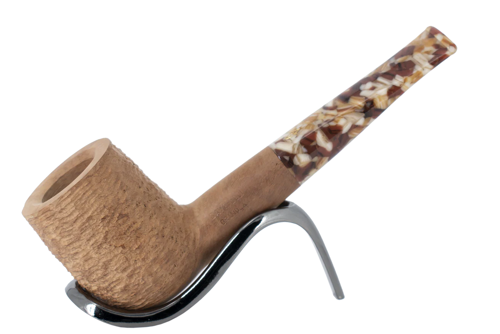 Savinelli Granola Rusticated 141 - 6mm Briar Pipe