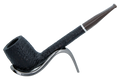 Savinelli Morellina Rustic Black 802R - 6mm Briar Pipe