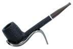 Savinelli Morellina Rustic Black 802R - 6mm Briar Pipe
