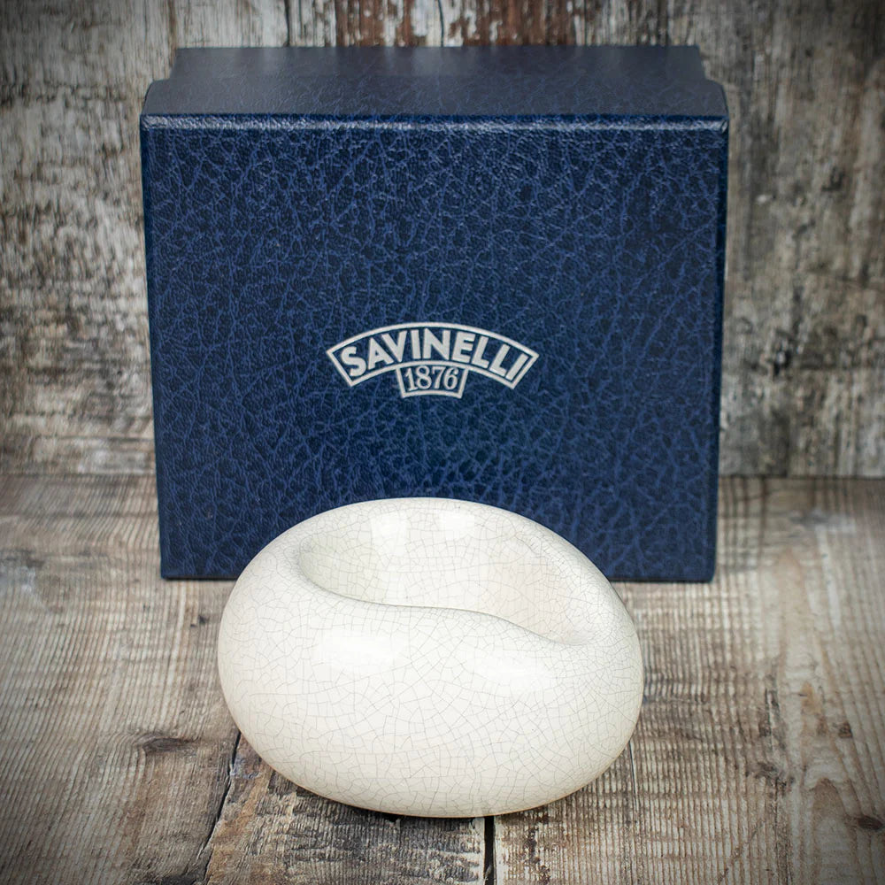 Savinelli Goccia Ceramic Pipe Stand White