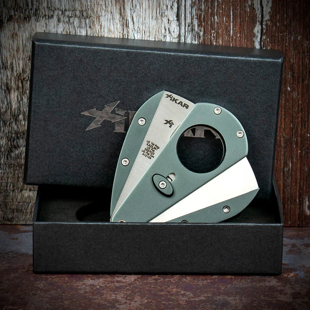 Xikar Xi-1 Titanium 100TI Double Blade Guillotine Cigar Cutter