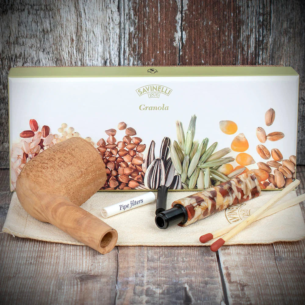Savinelli Granola Rustic 111 - 6mm Briar Pipe