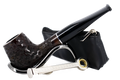 Smoke-King Pipe Smoker's Starter Kit - Brown Leather Pouch