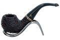 Peterson of Dublin Emerald Rusticated Briar Smoking Pipe - Shape 03 - 9mm