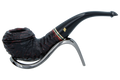 Peterson of Dublin Emerald Rusticated Briar Smoking Pipe - Shape 999 - 9mm