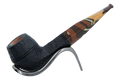 Savinelli Paloma Rustic Black 510 - 6mm Briar Pipe