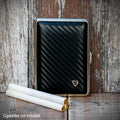 Kingsize Cigarette Case | Black Carbon Weave (605 301)
