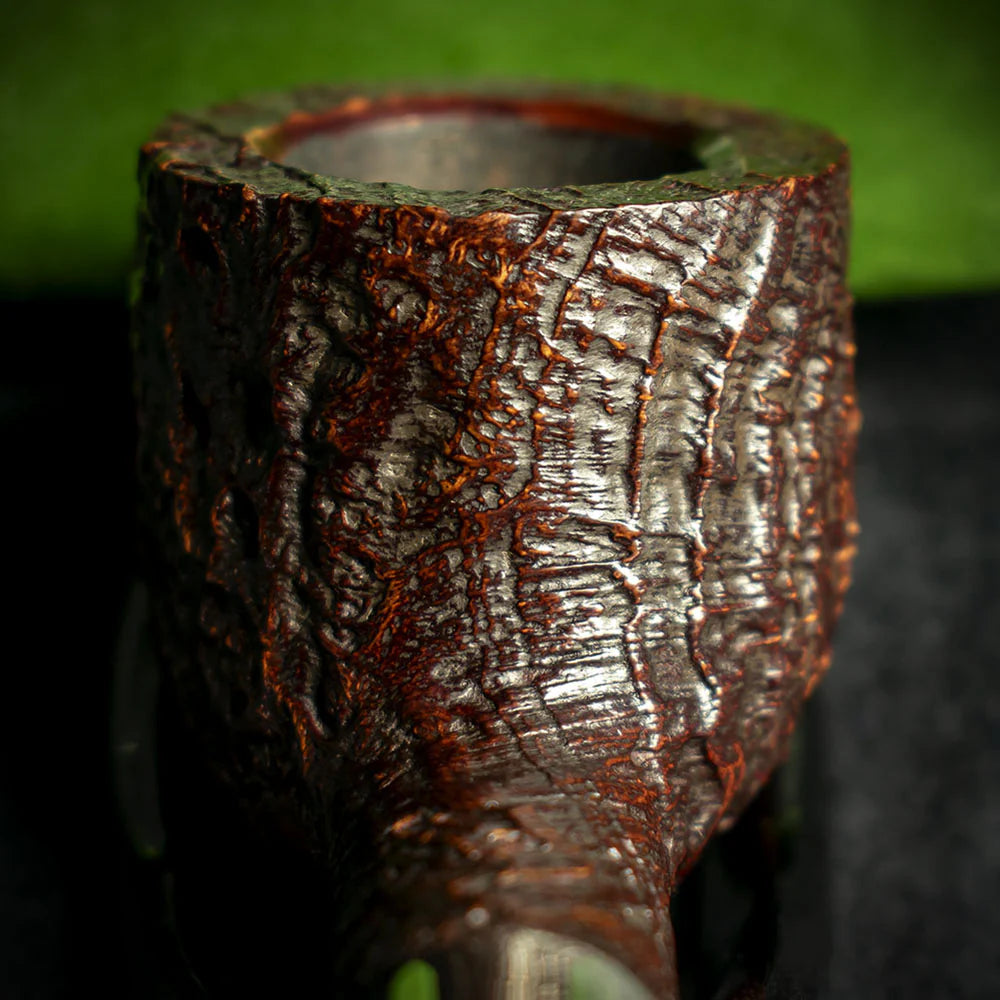 Peterson of Dublin Irish Harp Sandblasted Smoking Pipe - Shape 608