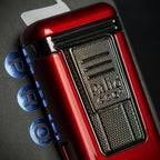 Palio Polaris Triple Flame Cigar Lighter - Red
