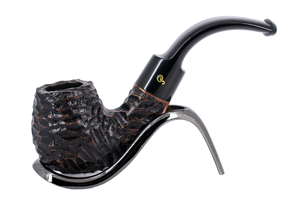 Peterson of Dublin Aran Rusticated Briar Smoking Pipe - Shape No.221