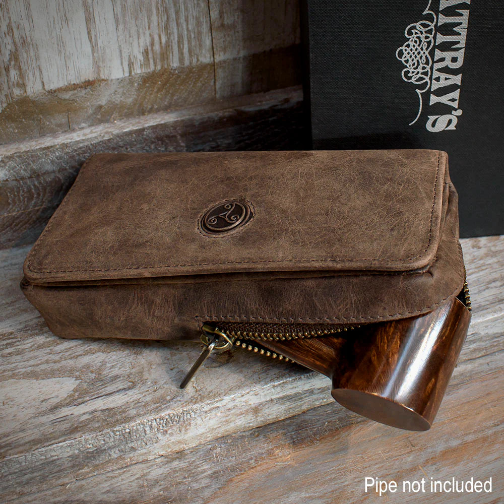 Rattray's Peat Leather Pipe Tobacco Pouch - Combo 1
