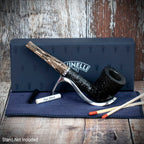 Savinelli Morellina Rustic Black 409R - 6mm Briar Pipe